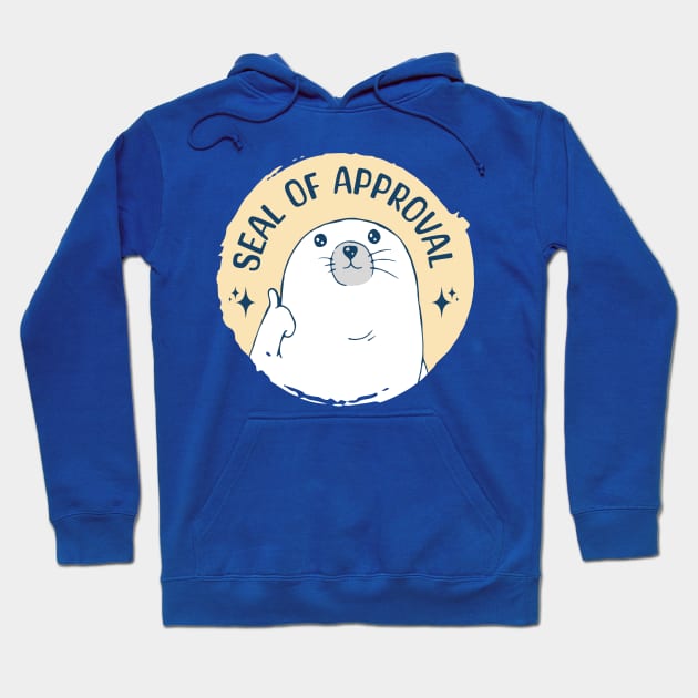 Seal Of Approval Hoodie by Three Meat Curry